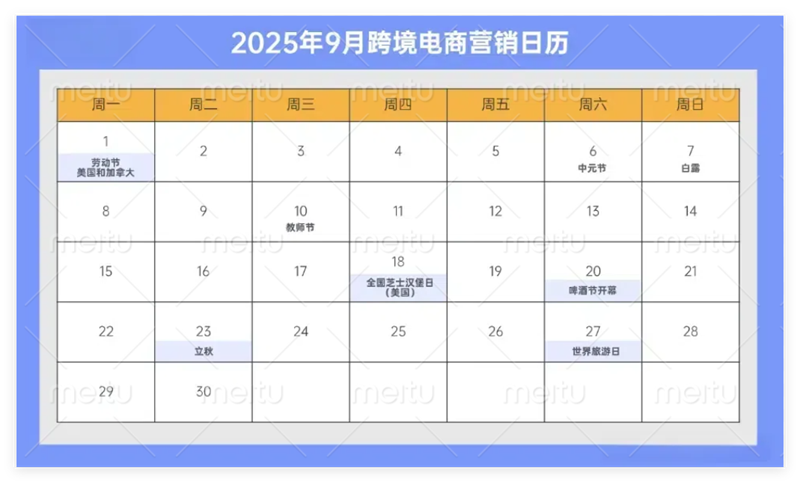 2025年海外營銷節(jié)點速記！助力品牌提前布局出海營銷戰(zhàn)略