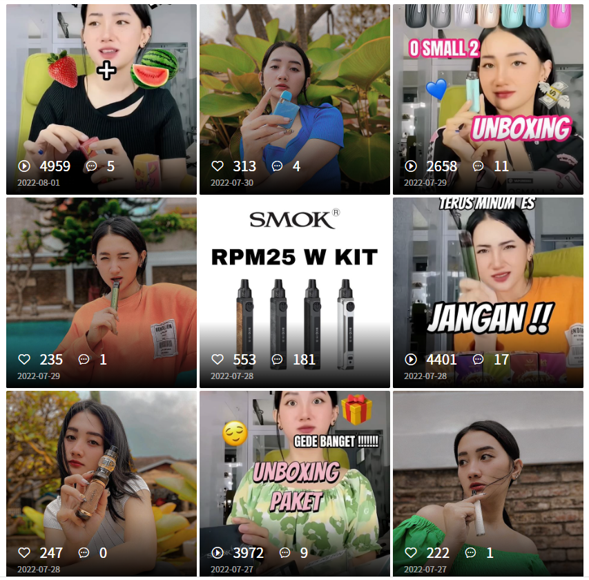 Instagram西班牙牙紅人頻道內容