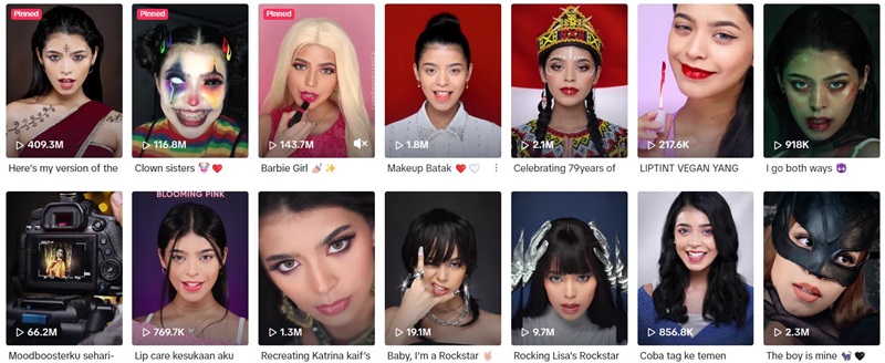 印度尼西亞tiktok美妝護膚博主