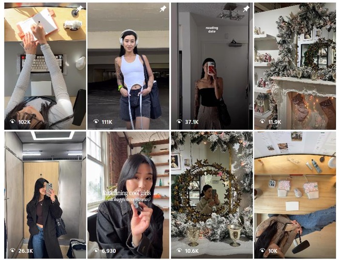 Instagram網(wǎng)紅營銷:加拿大時尚生活類尾部博主頻道內(nèi)容